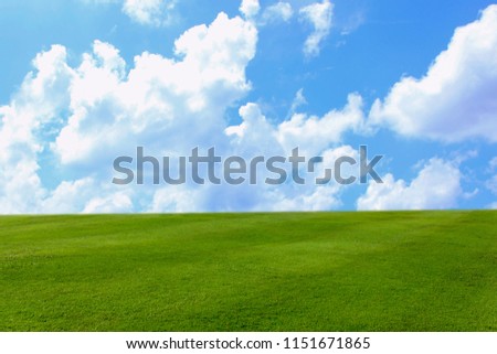 Similar – Image, Stock Photo girl walking in a field with yellow flowers one day