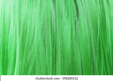 Green Hair Background