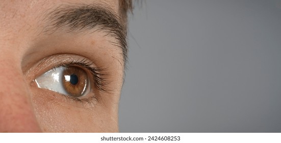 green hazel eye close-up detail macro shot - Powered by Shutterstock