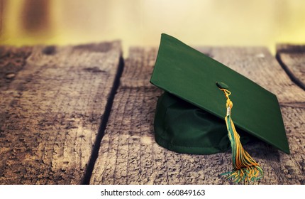 Green Highschool Graduation Hat