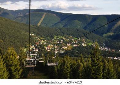 Green Hills And The Town Spindleruv Mlyn