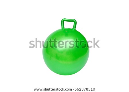 Green hopper ball for kids                               