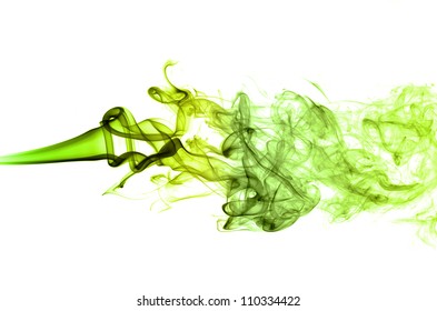 Green Horizontal Smoke