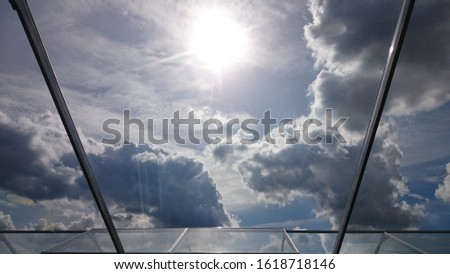 Green House Glass Roof And Gutter