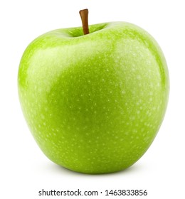 Green juicy apple isolated on white background, clipping path, full depth of field - Powered by Shutterstock