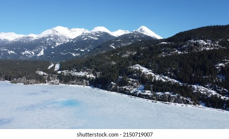 Green Lake Frozen In Whistler