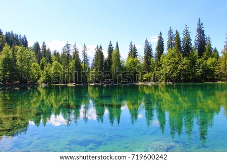 Green Lake (Lac Vert) in the Chamonix valley