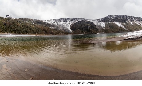 Green Lake In Los Nevados National Natural Park In Colombia