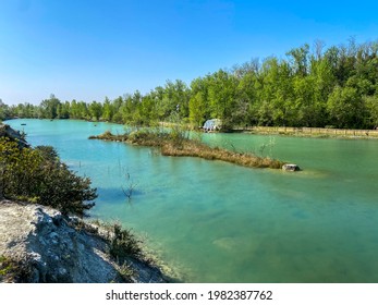 Green Lake Near Bordeaux, Gironde - France