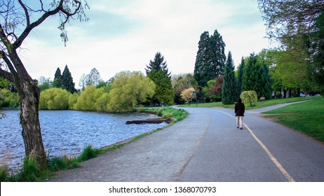 Green Lake Trail In Seattle.