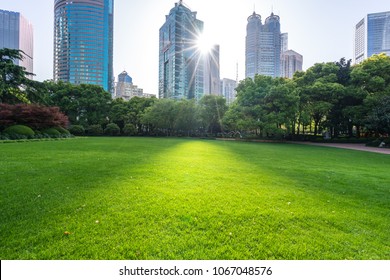 Green Space Lujiazui Central Shanghai China Stock Photo 1457982470 ...