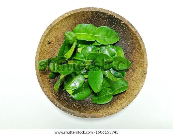 Green Leaf Bergamot Kaffir Lime Leaves Stock Photo Edit Now 1606153945