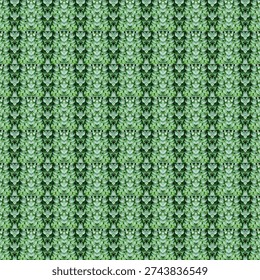 Green Leaf Geometric Stereogram Pattern 

A seamless green leaf pattern designed as a 3D stereogram illusion, perfect for nature-themed backgrounds, textiles, or visual puzzles.