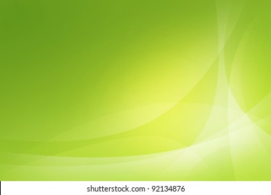 Green Light Abstract Background