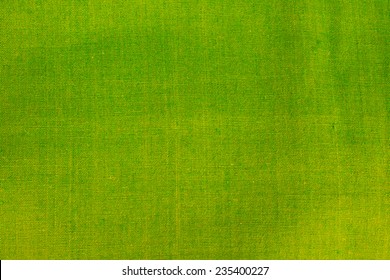 Green Linen Texture Of Background