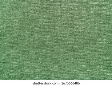 Green Linen Texture For Use As Background