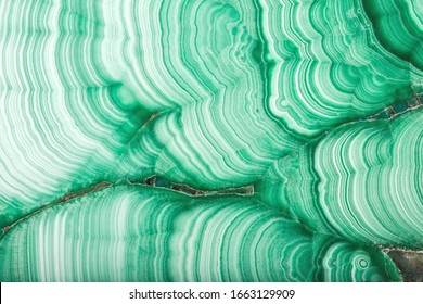 green malachite stone texture macro