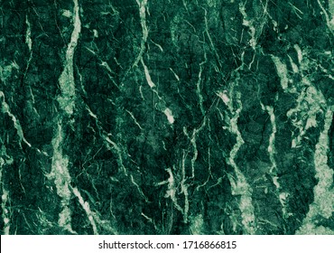 Green Marble Stone Dark Background, Texture.