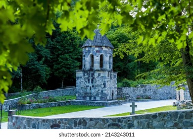 Green Monastery And Bell Tower Not Far From Batumi Georgia Eastern Europe