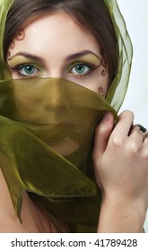 In green mood