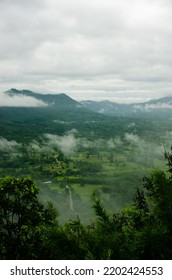 Green Mountain Top View In Morning