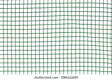 Green Net On White Background. It Can Be Part Of Soccer, Volleyball, Tennis, Fishing Networks. High Resolution Texture