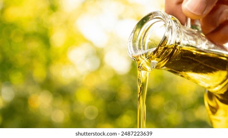 Green olive oil and olive oil concept - Powered by Shutterstock