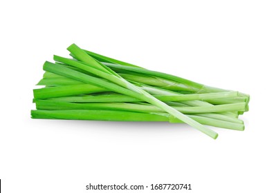 Green Onion Chives On White Background Stock Photo 1687720741 ...