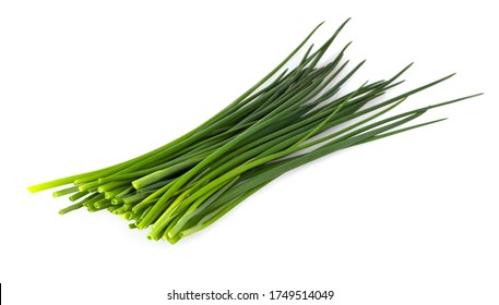 The Green onion isolated on the white background - Shutterstock ID 1749514049