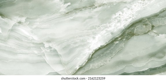 Textura de mármol Onyx verde, fondo de piedra mineral Foto de stock