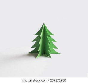 Origami Christmas Trees Images Stock Photos Vectors