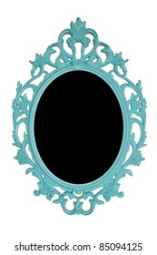 Green Ornate Vintage Photo Frame