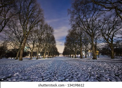 Green Park At Night, London - England