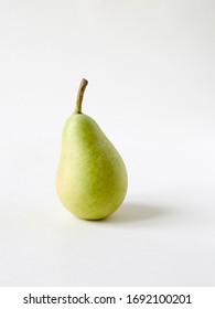 Green Pear On White Infinity Cove Background