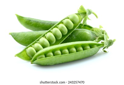 Green peas in closeup - Shutterstock ID 243257470