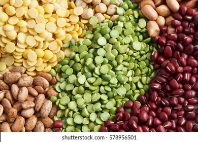 Green Peas Various Legumes Protein Plant Stock Photo 578956501 ...