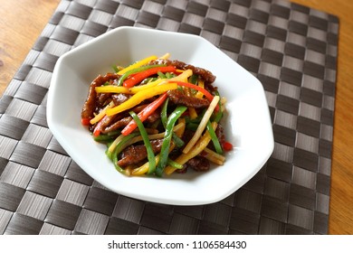 Green Pepper Steak, Chinese-style Beef And Green Peppers Stir-fry