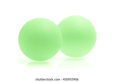 Green Ping Pong Ball Isolated On Stock Photo 450955906 | Shutterstock