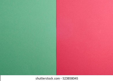 Green And Pink Color Paper Background