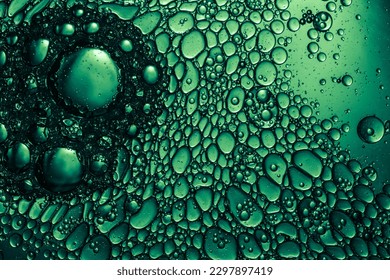 green plant cells abstract science background - Shutterstock ID 2297897419