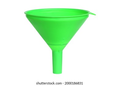 Green Plastic Funnel Isolated On White Stock Photo 2000186831 ...