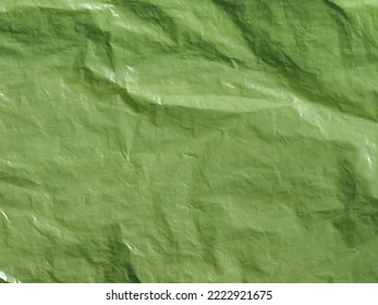 Green Plastic Texture Useful As A Background