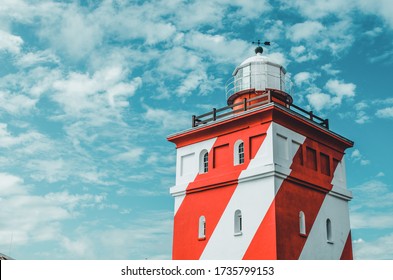 Green Point South Africa Lighthouse Red White Stripes Denmark Light House Coast Guard Bay Watch