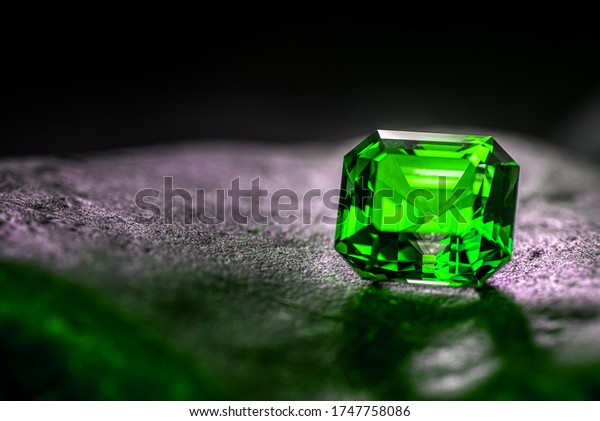 Green Precious Gemstone.\
Emerald Stone