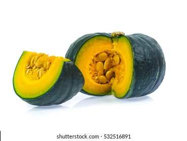 Green Pumpkin Isolated On White Background Stock Photo 532516891 ...