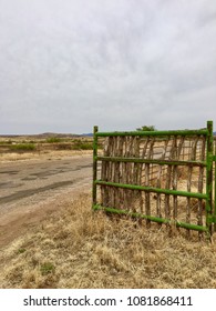 Green Ranch Gate West Texas Desert Road