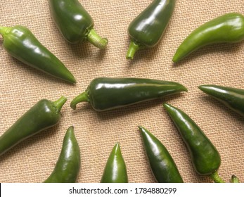 Green Raw Whole Fresh Fresno Chili Pepper