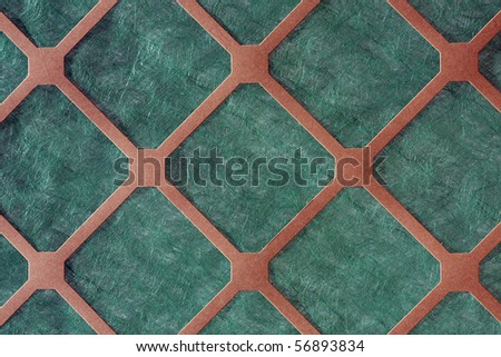 Green Recyclable Air Filter  for Airconditioner or heatpump