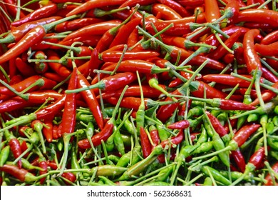 Green And Red Peppers