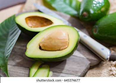 Green ripe avocado from organic avocado plantation - Shutterstock ID 645374677